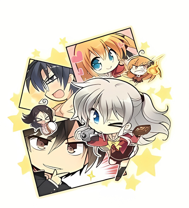 Charlotte the 4-koma - Seshun o Kakenukero! cover