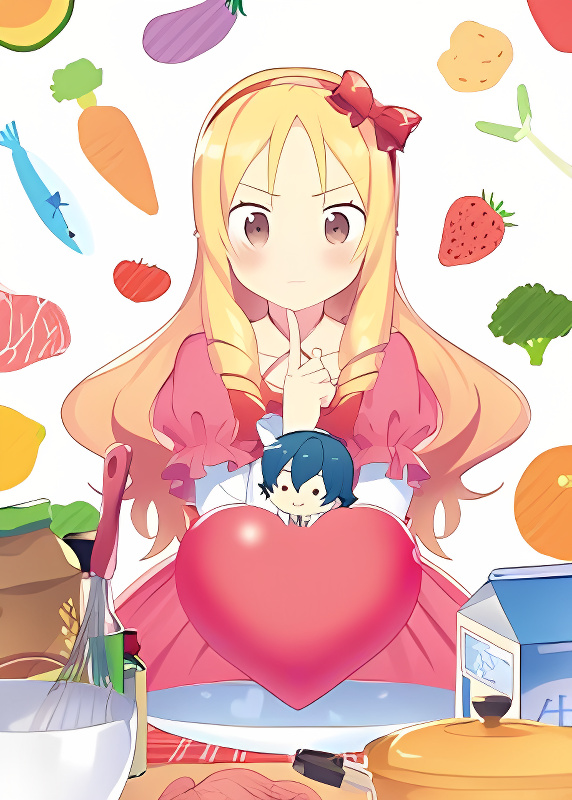 EroManga-Sensei: Yamada Elf-daisensei no Koi suru Junshin Gohan cover