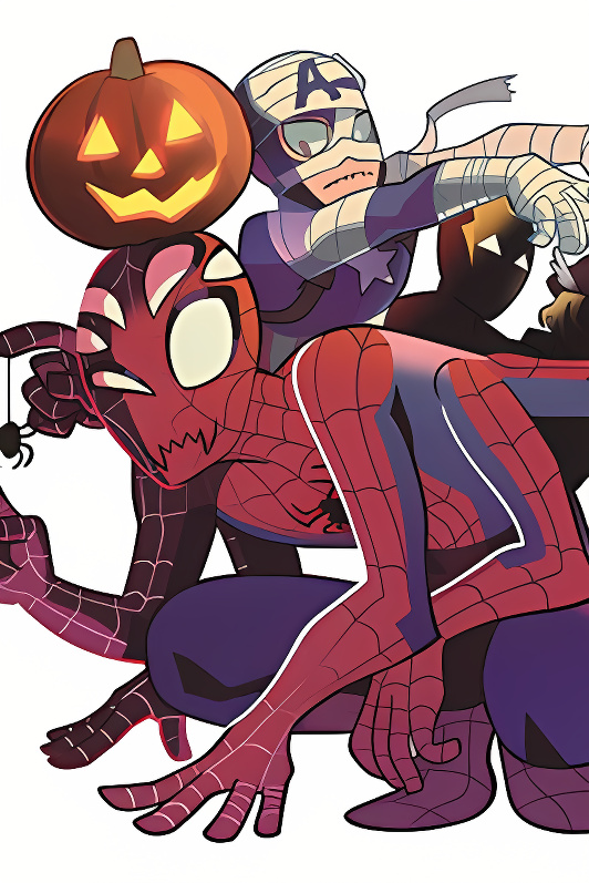 Halloween Avengers cover