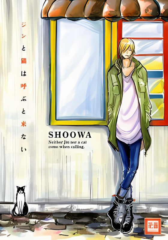 Jin to Neko wa Yobu to Konai cover