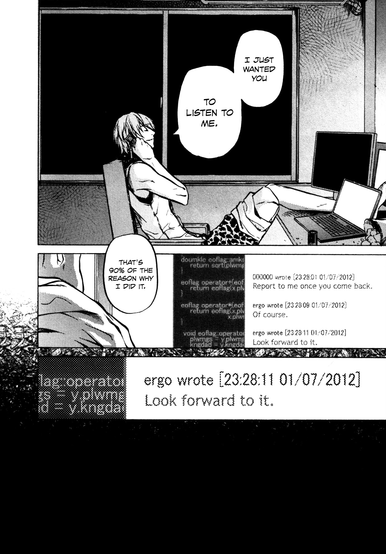 #000000 - Ultra Black Chapter 12 page 33 - Chapter 12: One's True Worth