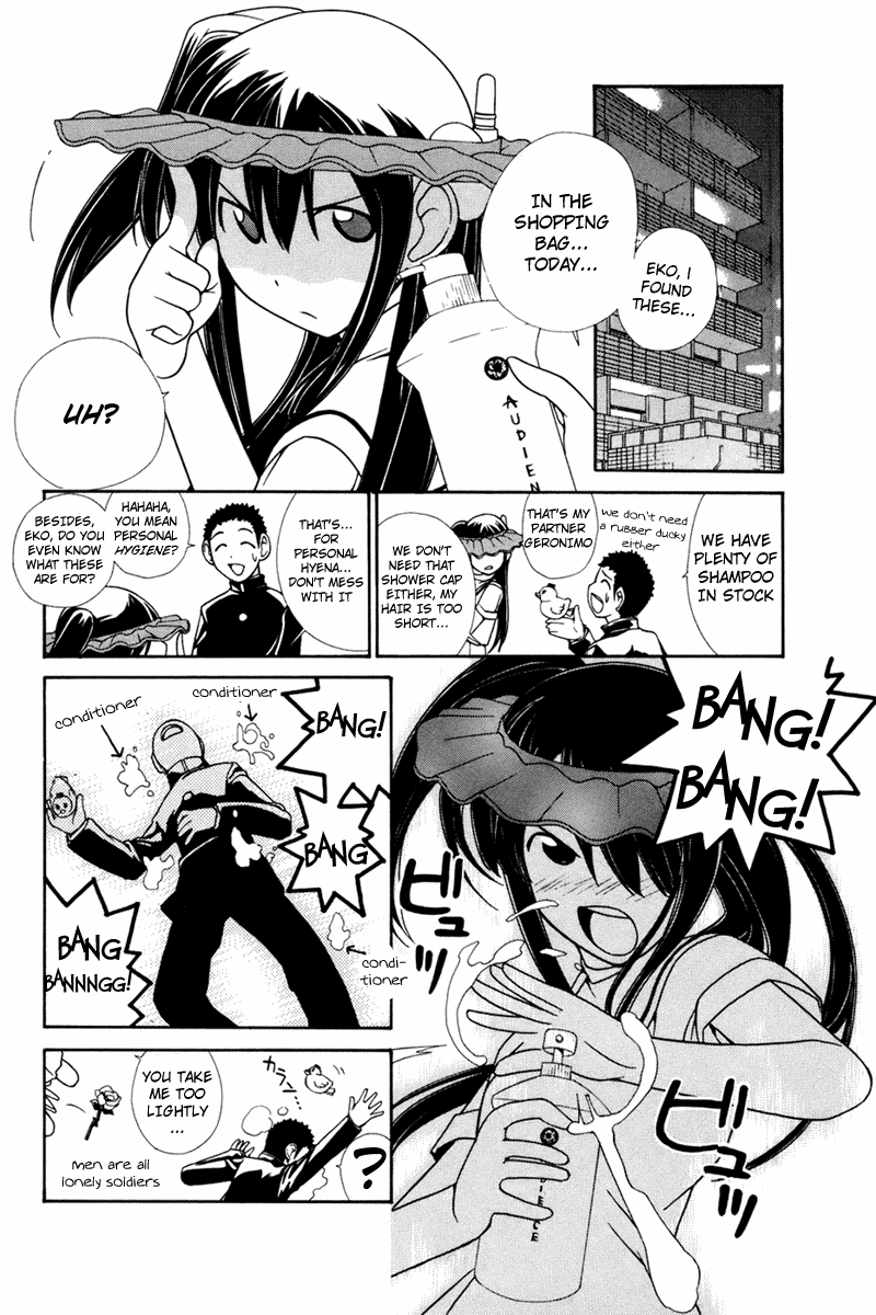 090 ~Eko to Issho~ Chapter 18 page 5 - Chapter 18: Showercap is Bad for a Cell.