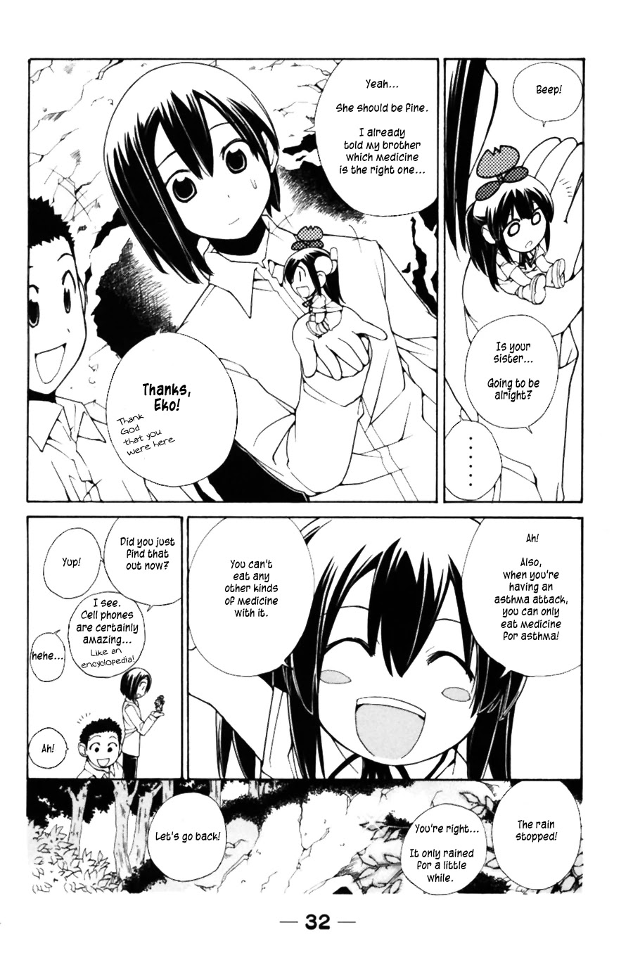 090 ~Eko to Issho~ Chapter 32 page 9 - Chapter 32: Please bring cellphones for your important family members