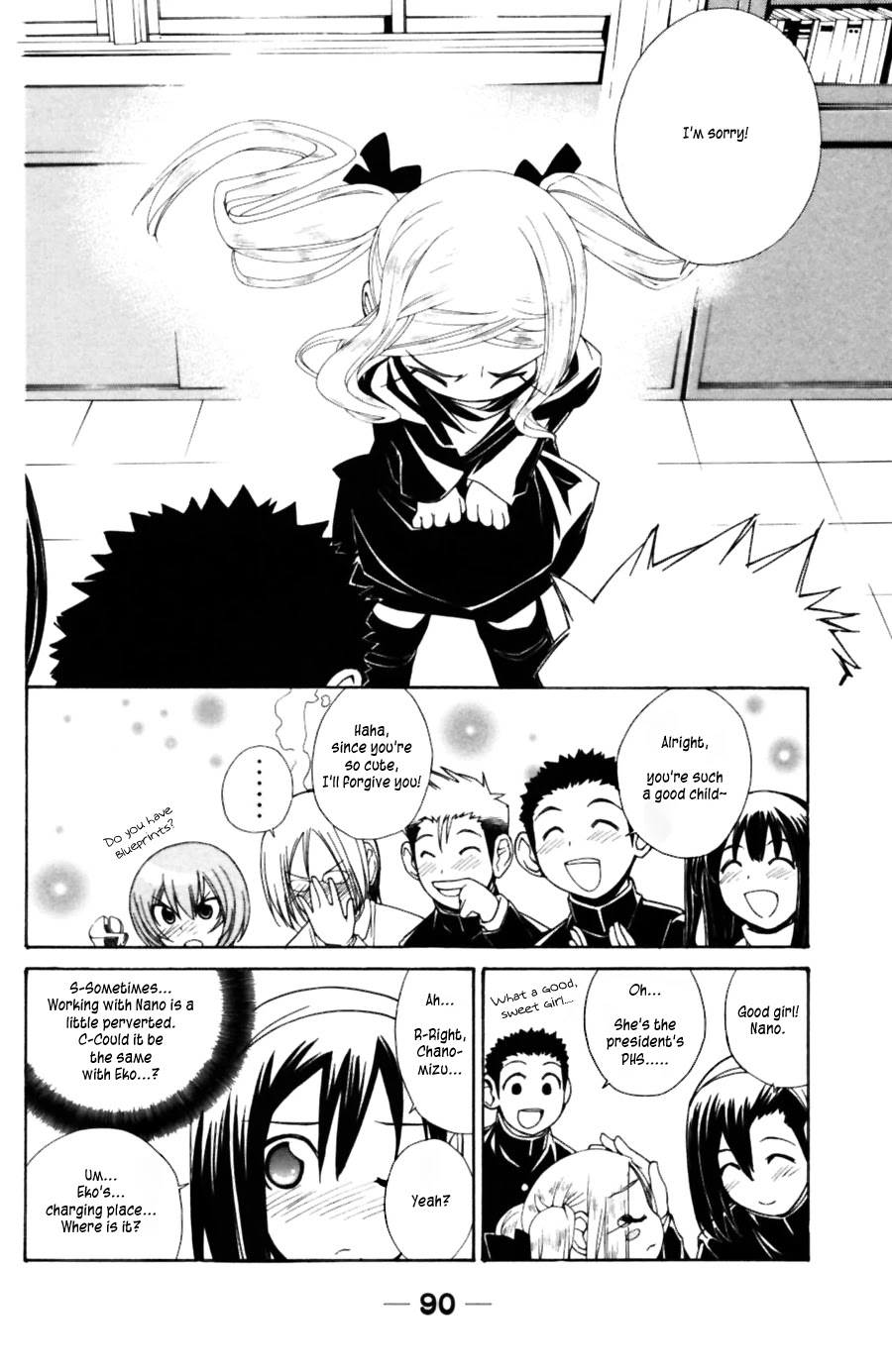 090 ~Eko to Issho~ Chapter 38 page 7 - Chapter 38: No matter how cute the PHS is, you must teach it properly