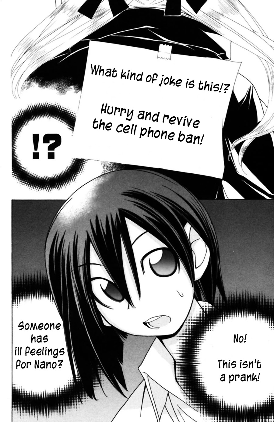 090 ~Eko to Issho~ Chapter 41 page 9 - Chapter 41: Please note! Cellphones and bodies shouldn't be overused.