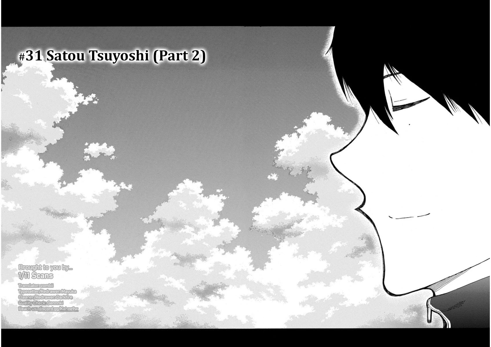 1/11 Chapter 31 page 3 - Chapter 31: Satou Tsuyoshi (Part 2) [END]