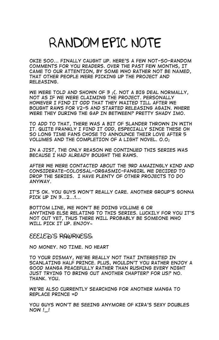 1/2 Prince Chapter 28 page 29 - Chapter 28 : Satan