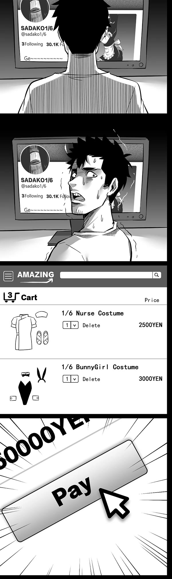 1/6 Sadako In My Home Chapter 7 page 3 - Chapter 7