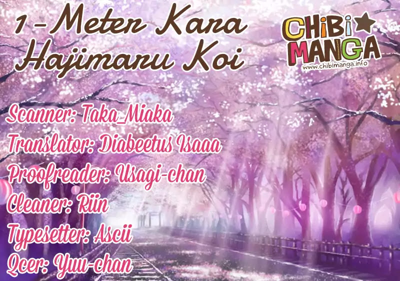 1 Meter Kara Hajimaru Koi Chapter 0 page 1 - Chapter 0: Oneshot