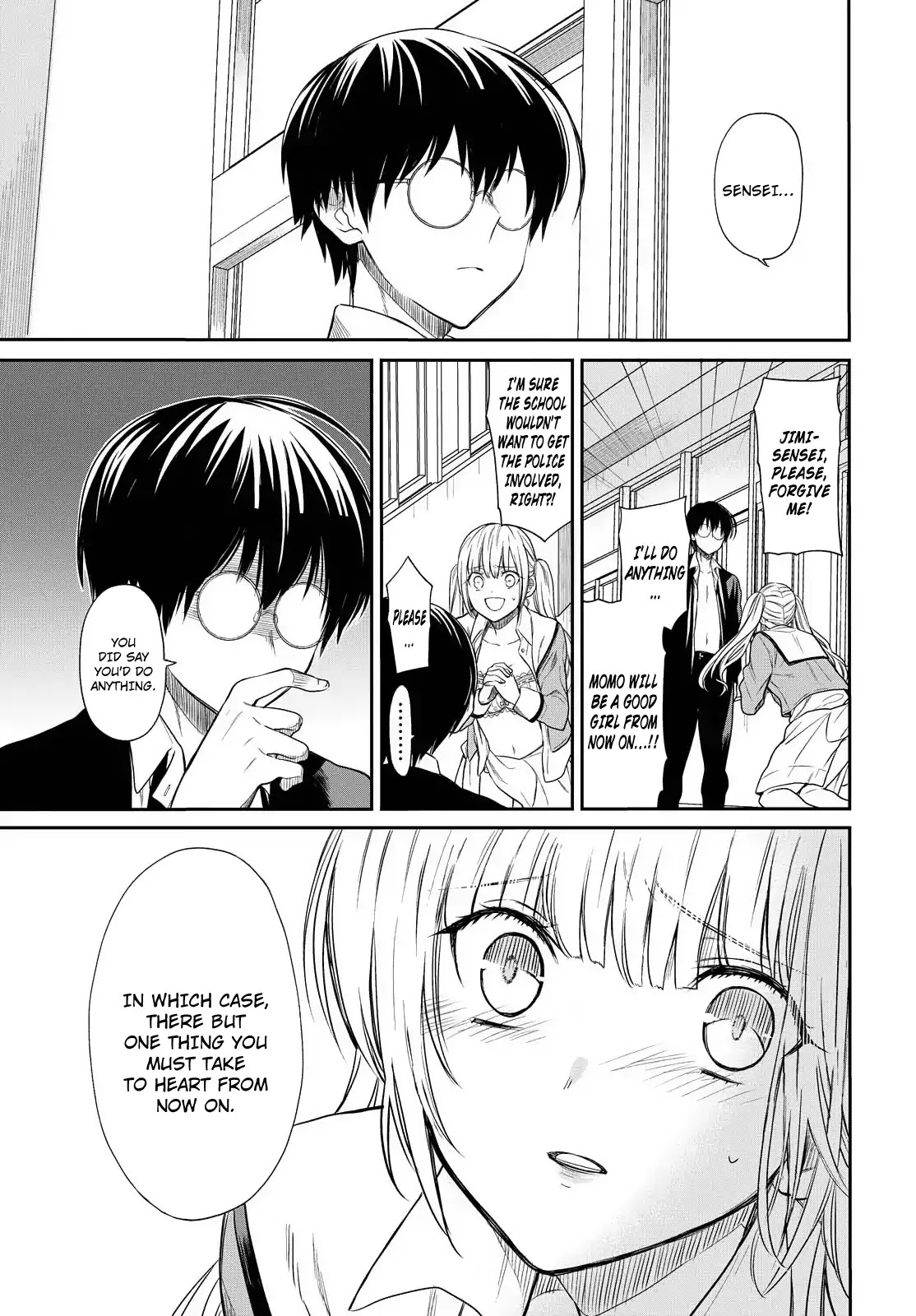 1-nen A-gumi no Monster Chapter 1 page 43 - Chapter 1: I Can't Stomach A Creepy Teacher Like You