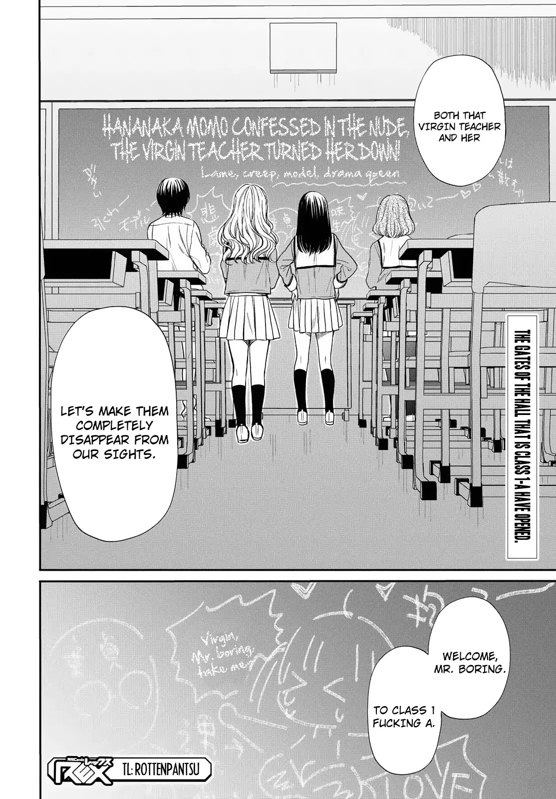 1-nen A-gumi no Monster Chapter 1 page 54 - Chapter 1: I Can't Stomach A Creepy Teacher Like You