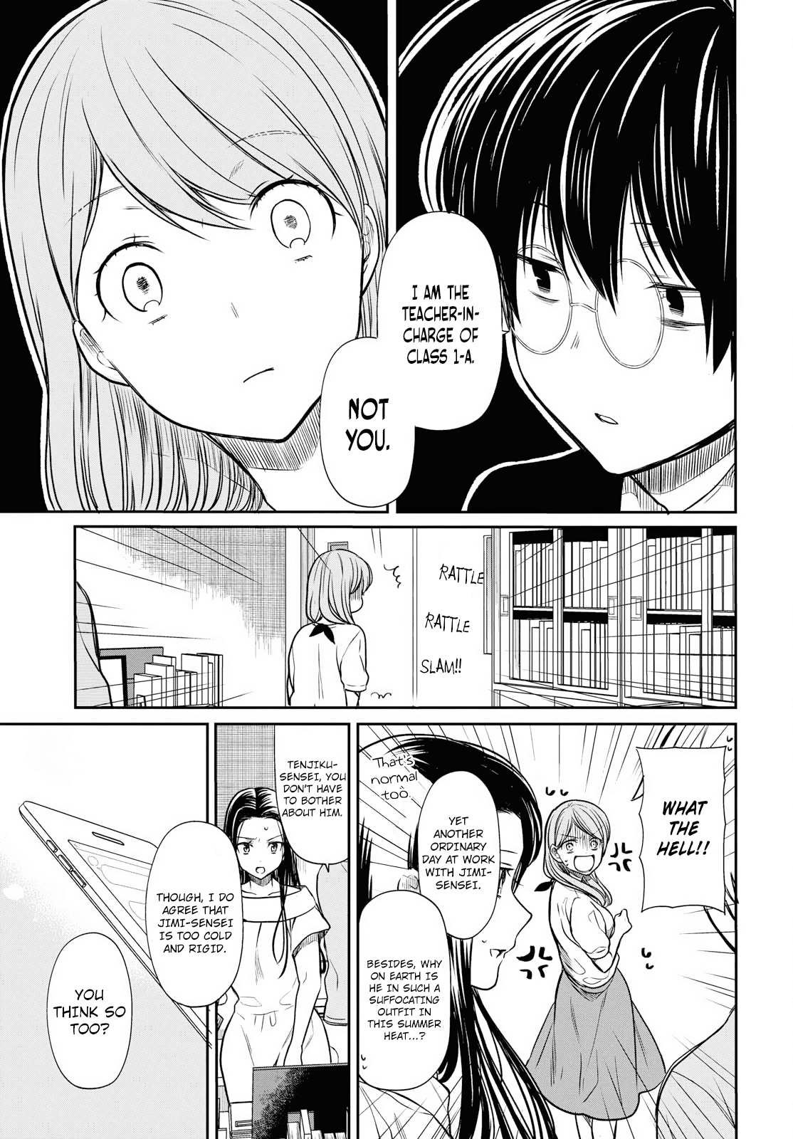 1-nen A-gumi no Monster Chapter 12 page 14 - Chapter 12: Sensei, What Happened That Day?