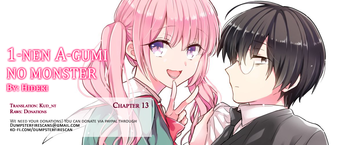 1-nen A-gumi no Monster Chapter 13 page 1 - Chapter 13: Sensei, Are You A Big Fat Liar?