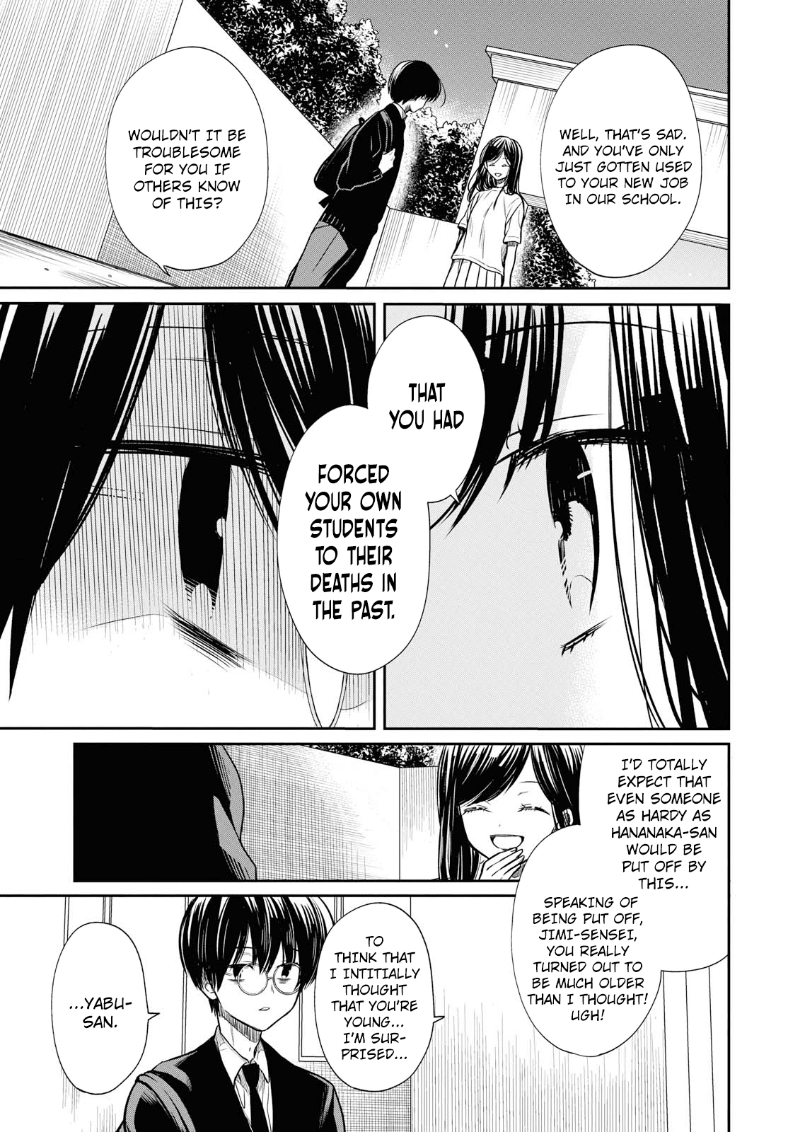1-nen A-gumi no Monster Chapter 13 page 20 - Chapter 13: Sensei, Are You A Big Fat Liar?