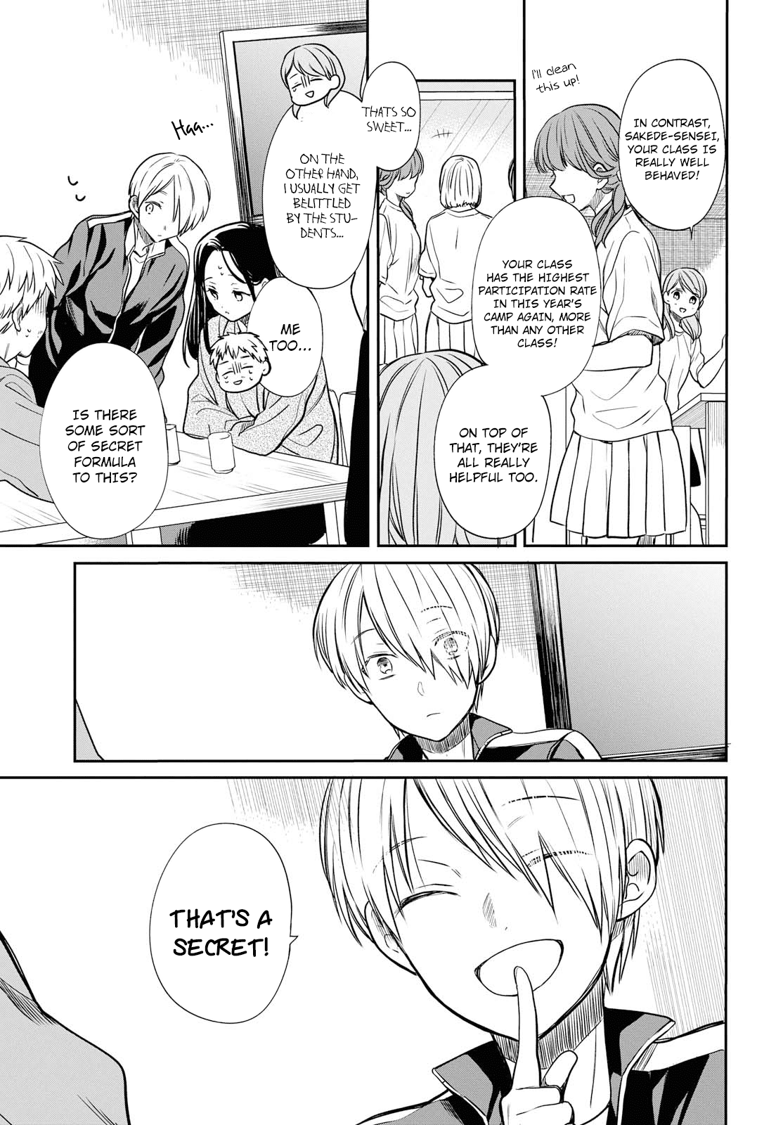 1-nen A-gumi no Monster Chapter 13 page 6 - Chapter 13: Sensei, Are You A Big Fat Liar?