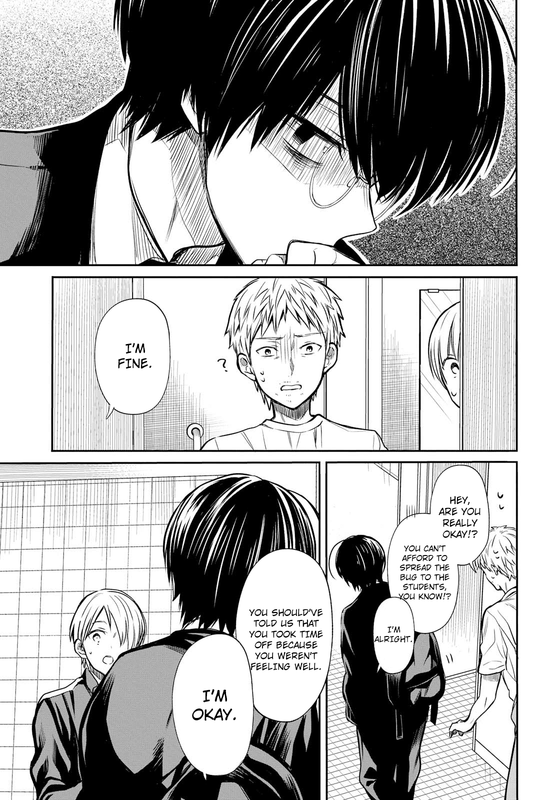 1-nen A-gumi no Monster Chapter 14 page 13 - Chapter 14: Sensei, You Suck at Dealing with girls