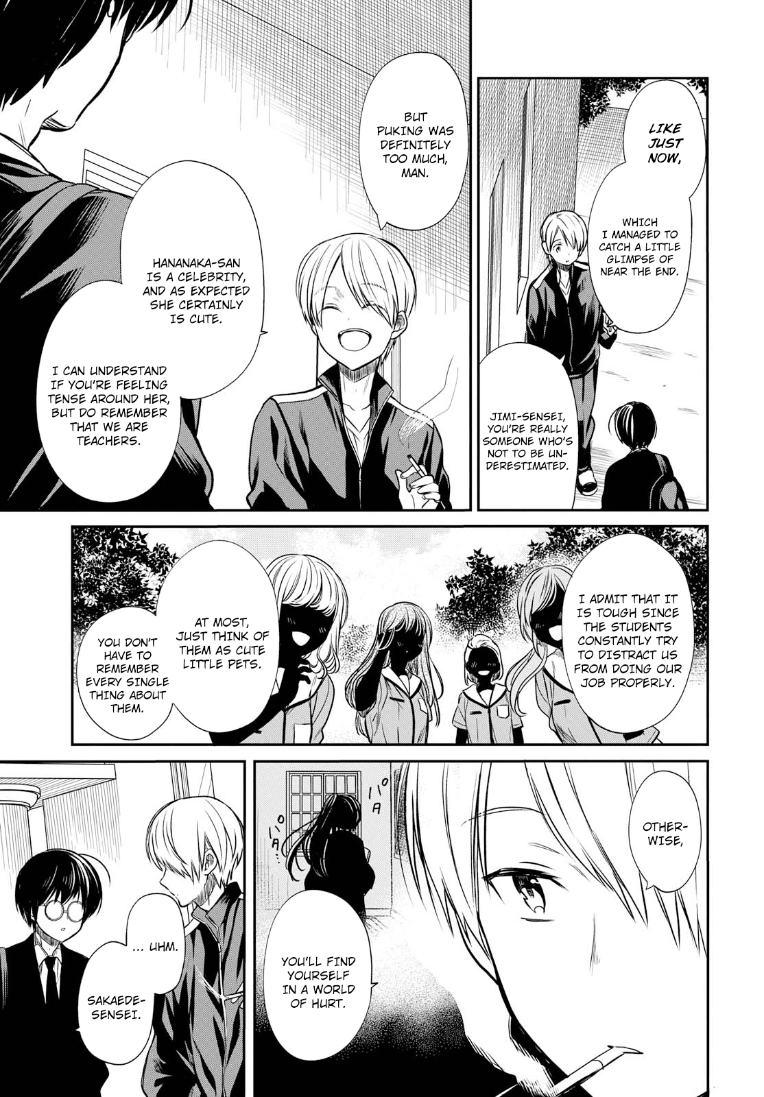 1-nen A-gumi no Monster Chapter 14 page 19 - Chapter 14: Sensei, You Suck at Dealing with girls