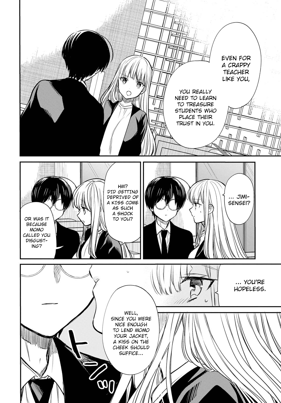 1-nen A-gumi no Monster Chapter 14 page 8 - Chapter 14: Sensei, You Suck at Dealing with girls