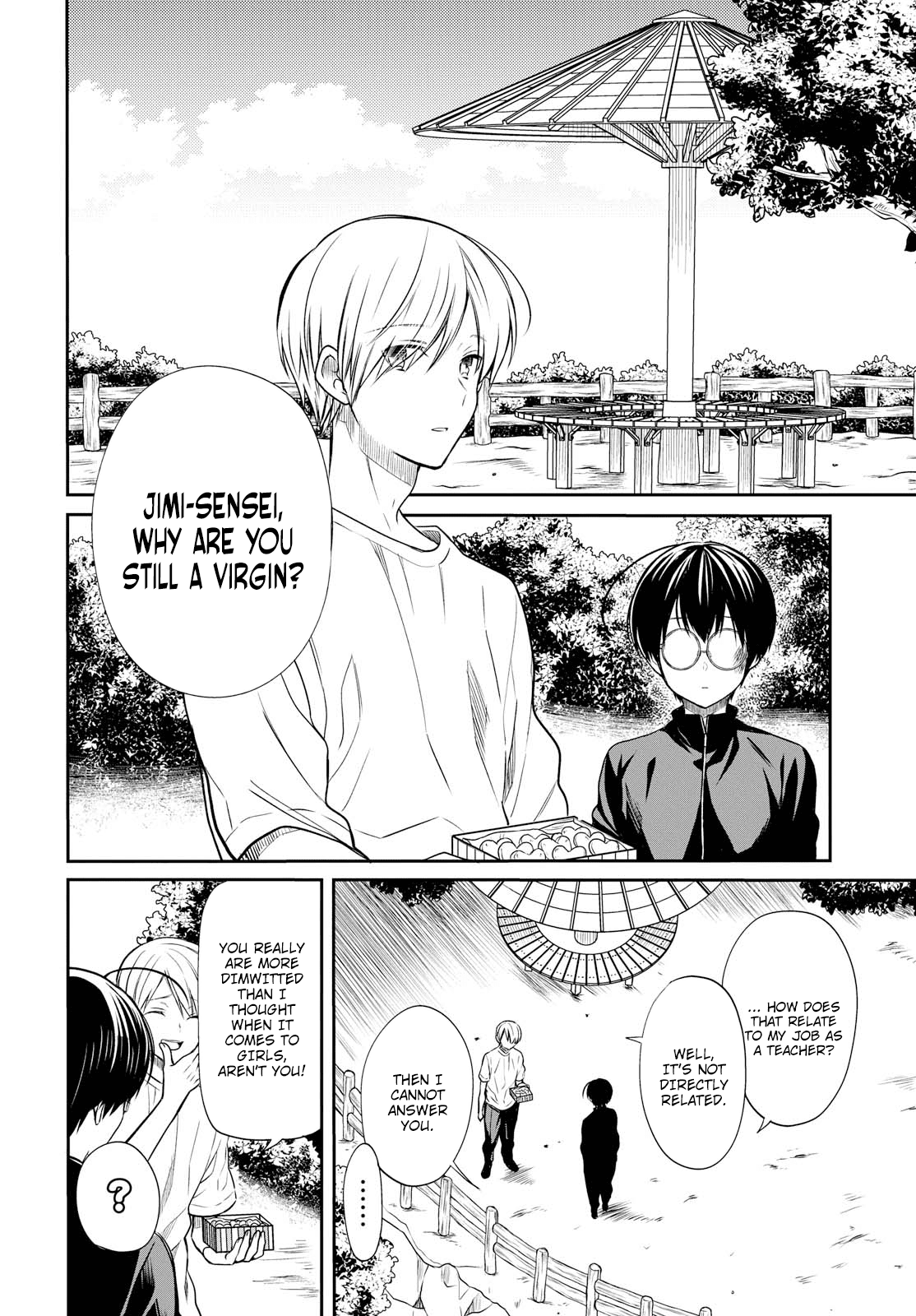 1-nen A-gumi no Monster Chapter 15 page 18 - Chapter 15: Sensei, Do You Understand?