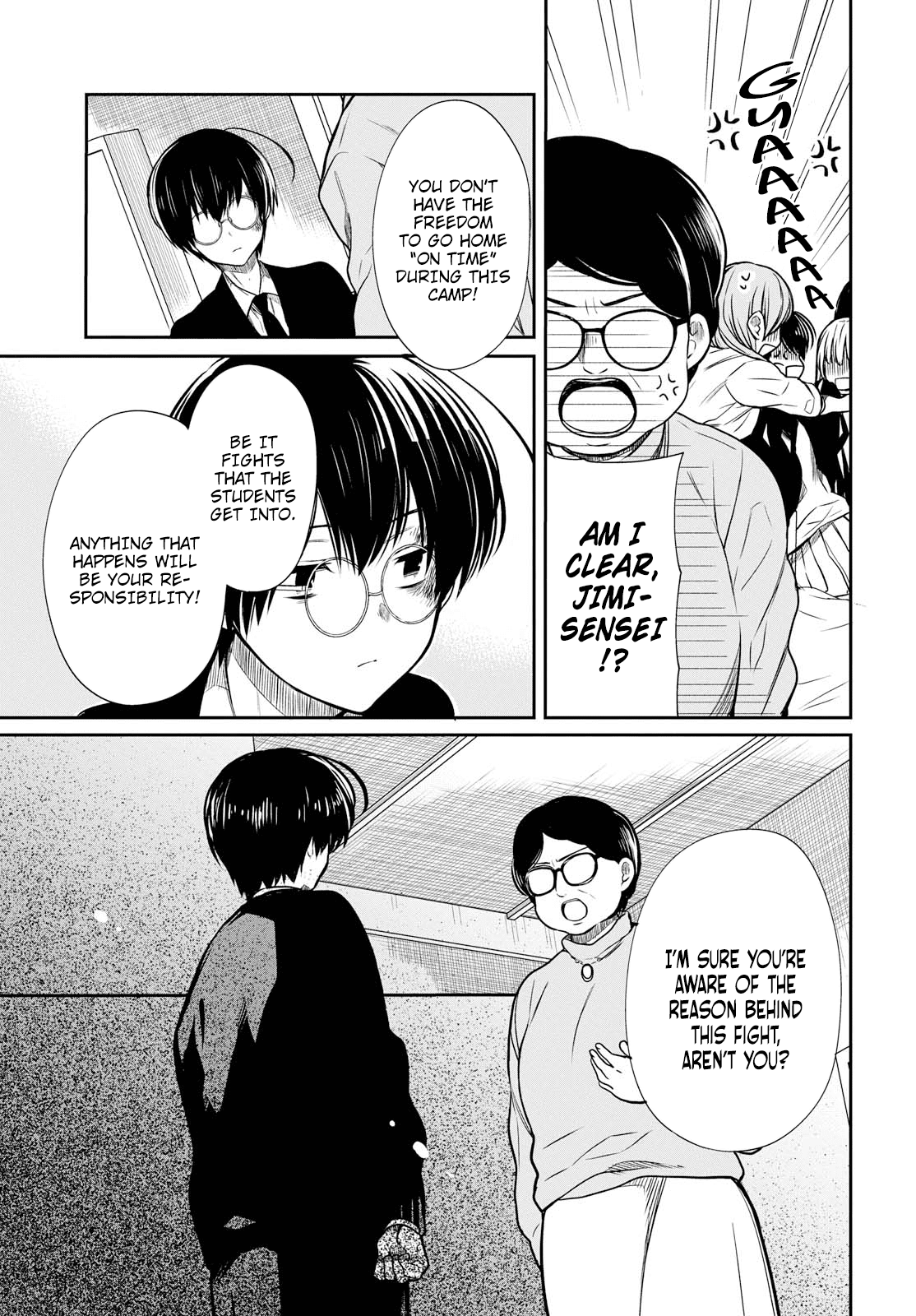 1-nen A-gumi no Monster Chapter 15 page 7 - Chapter 15: Sensei, Do You Understand?