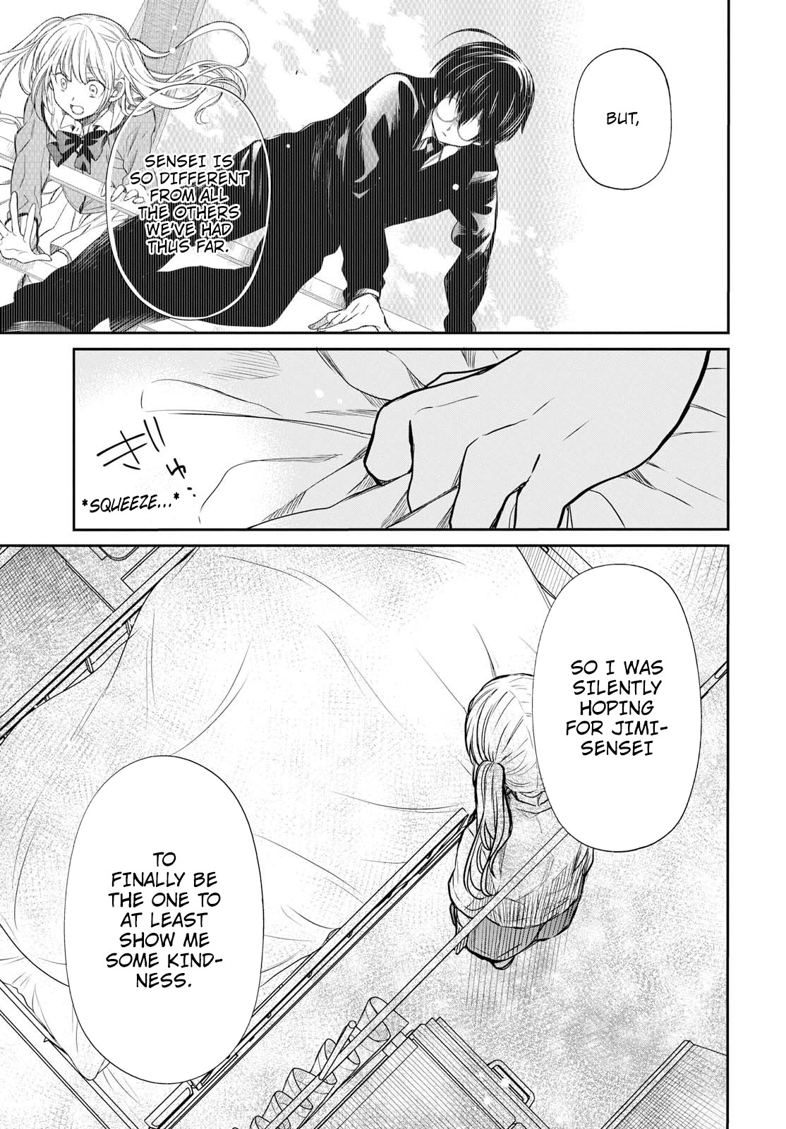 1-nen A-gumi no Monster Chapter 17 page 11 - Chapter 17: Sensei, you don't hate me, do you?