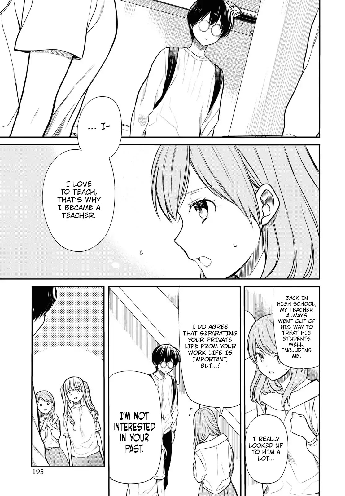 1-nen A-gumi no Monster Chapter 18 page 10 - Chapter 18: Sensei, what can I do?