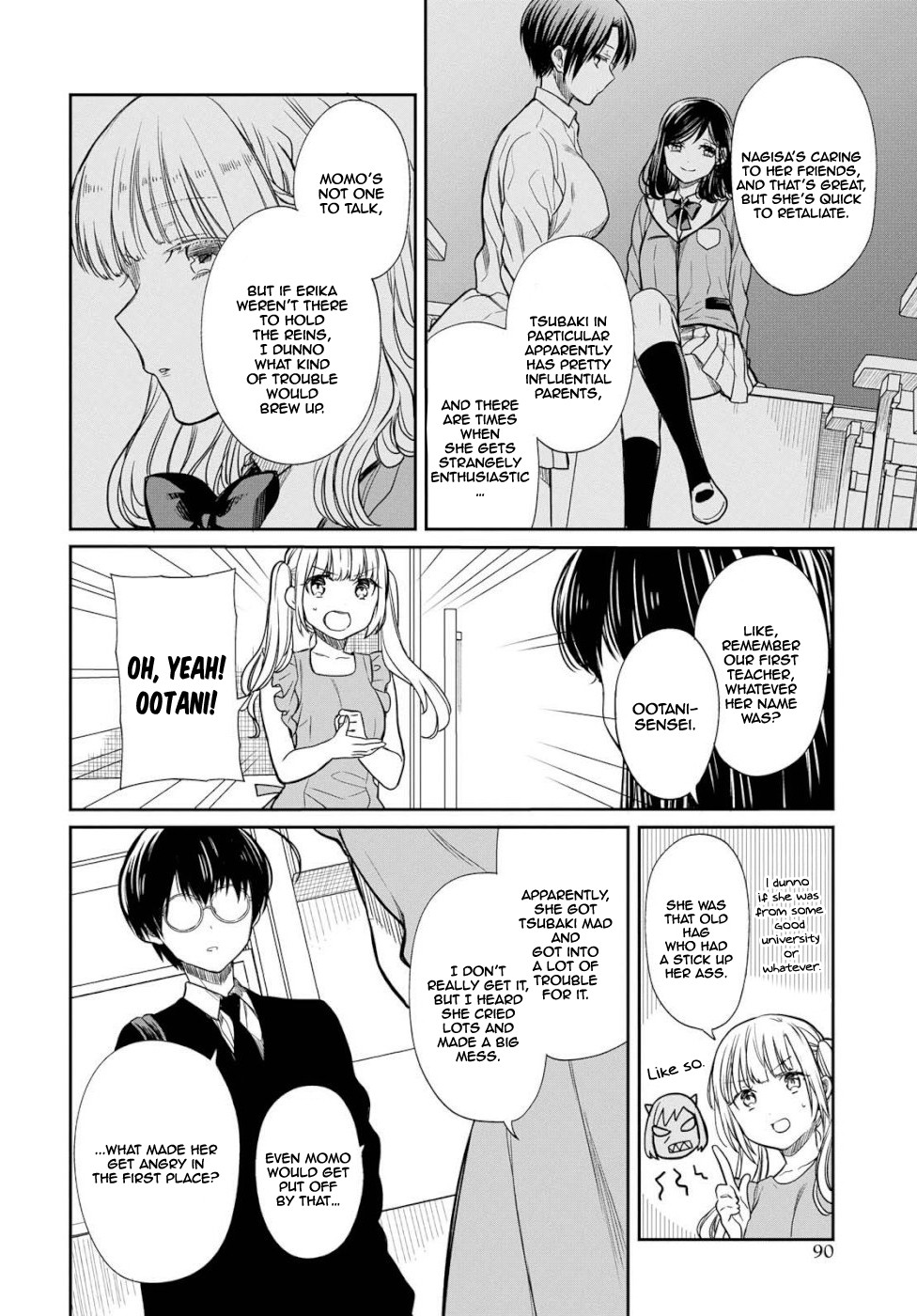 1-nen A-gumi no Monster Chapter 19 page 17 - Chapter 19: You Scared, Sensei?