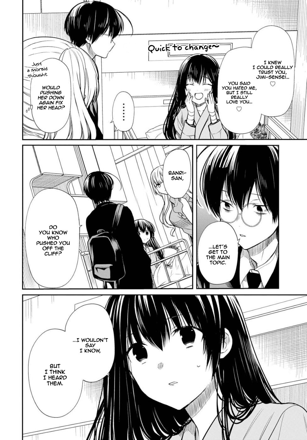 1-nen A-gumi no Monster Chapter 19 page 7 - Chapter 19: You Scared, Sensei?
