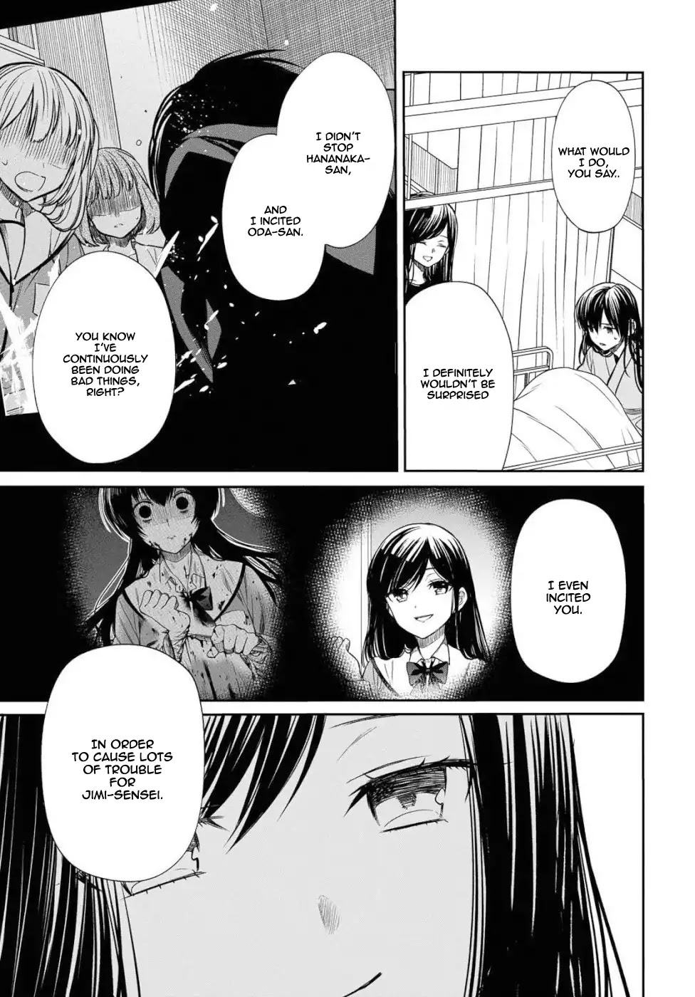 1-nen A-gumi no Monster Chapter 20 page 24 - Chapter 20: Sensei, do you know what black lilies represent?