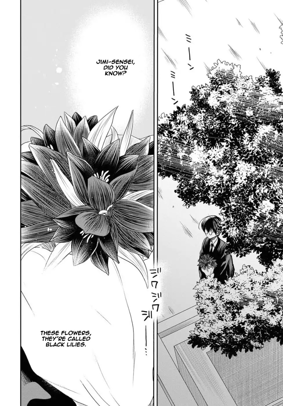 1-nen A-gumi no Monster Chapter 20 page 29 - Chapter 20: Sensei, do you know what black lilies represent?