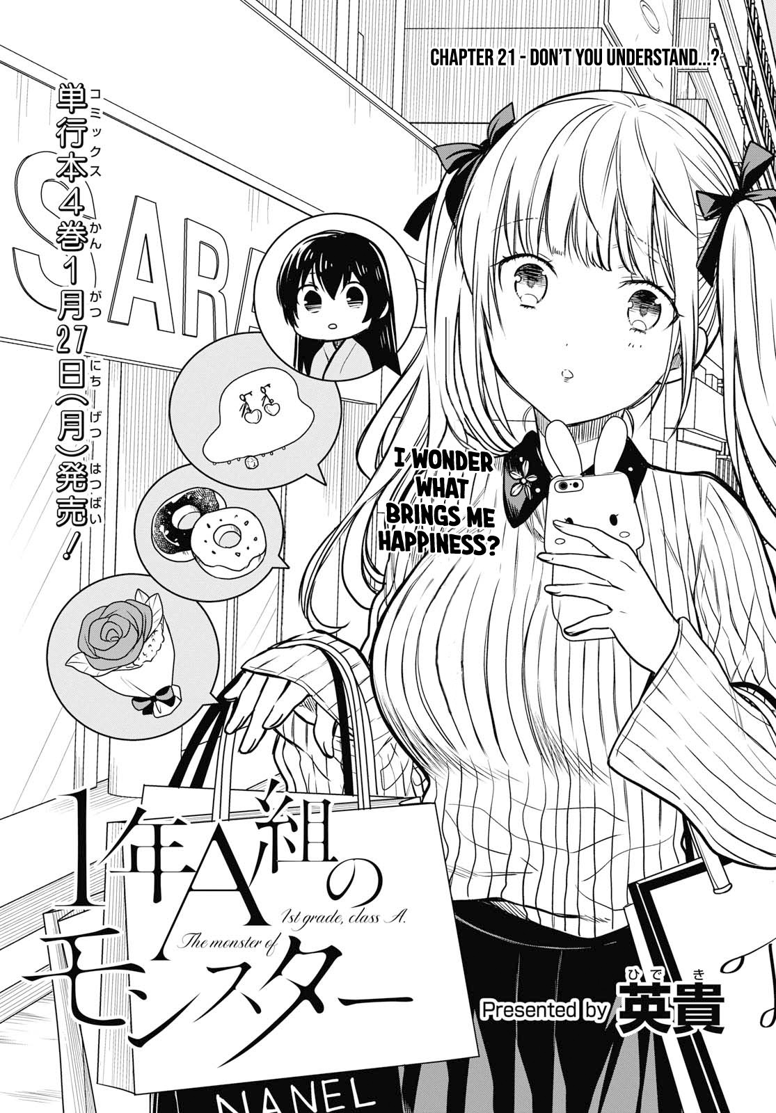1-nen A-gumi no Monster Chapter 21 page 2 - Chapter 21: Don't You Understand...?