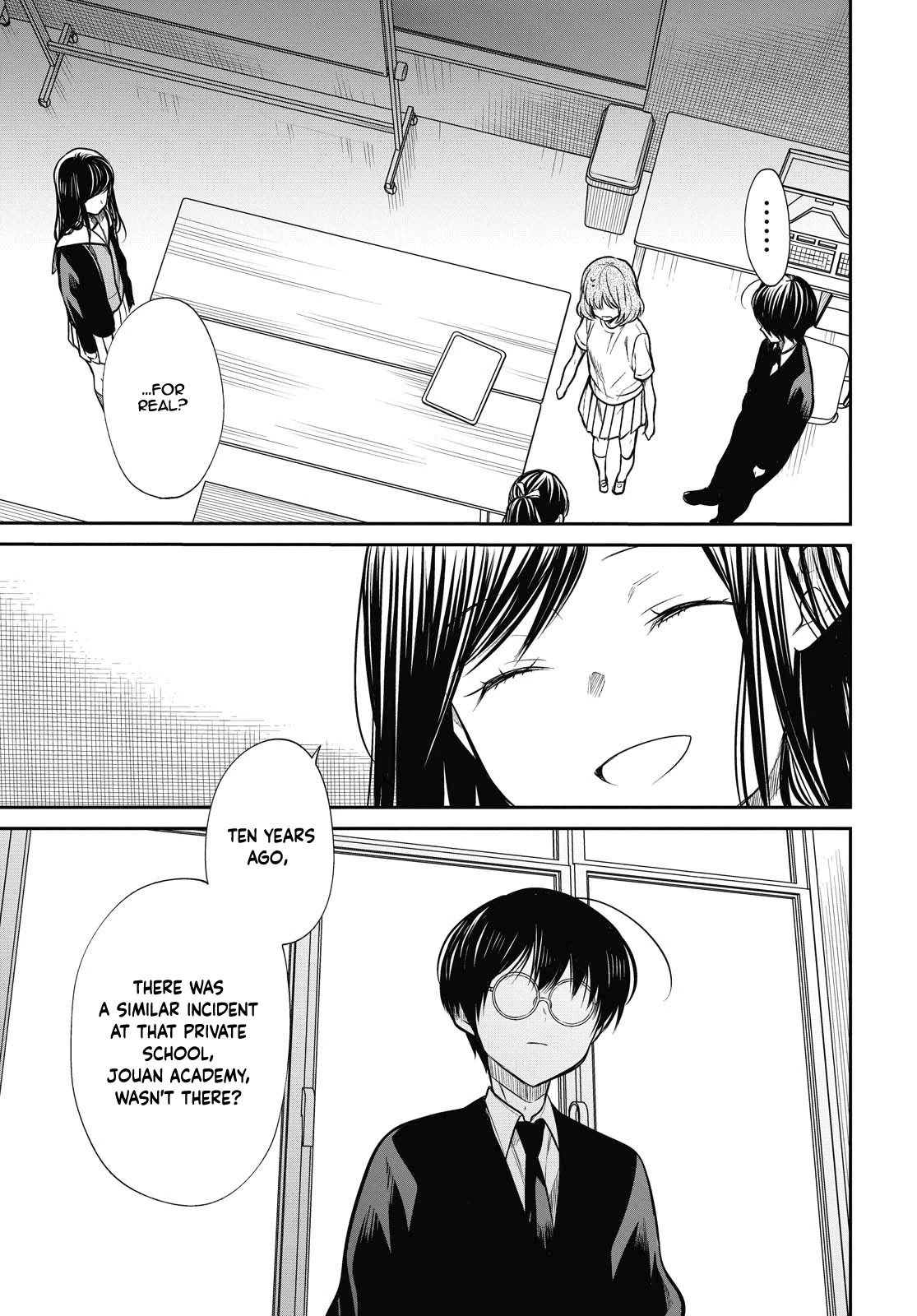 1-nen A-gumi no Monster Chapter 25 page 13 - Chapter 25: Sensei, Can You Save Her?