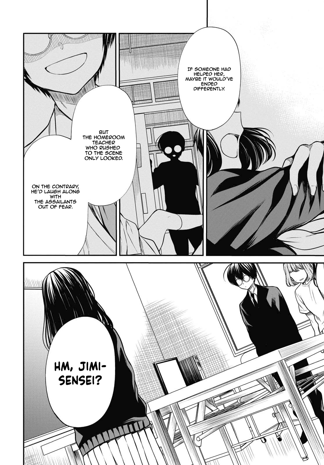 1-nen A-gumi no Monster Chapter 25 page 16 - Chapter 25: Sensei, Can You Save Her?