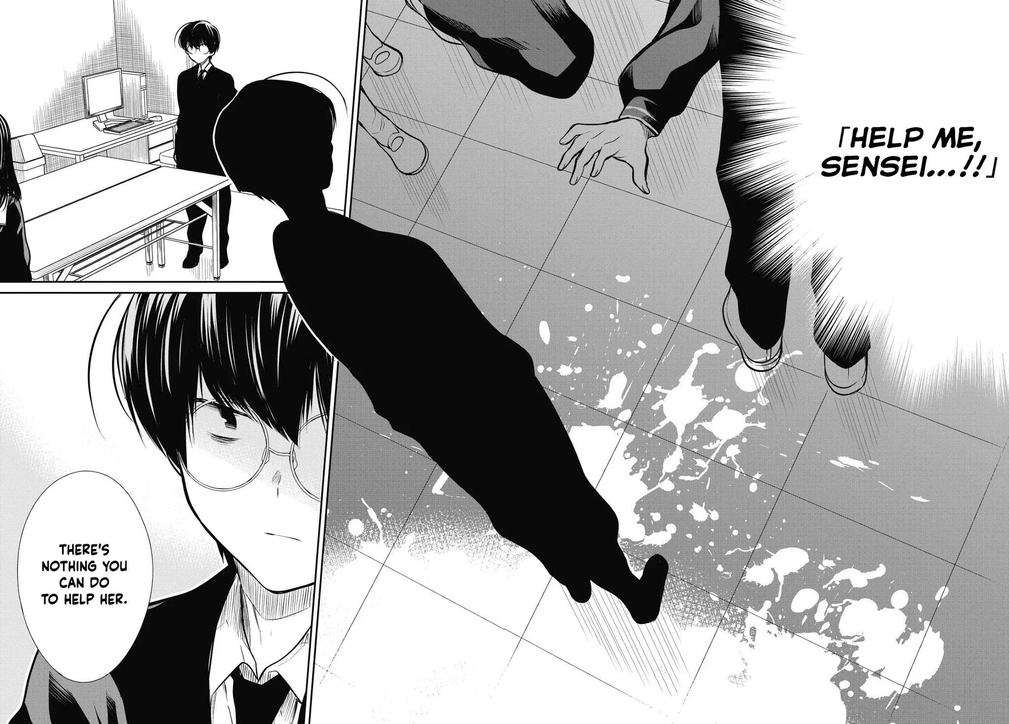 1-nen A-gumi no Monster Chapter 25 page 22 - Chapter 25: Sensei, Can You Save Her?