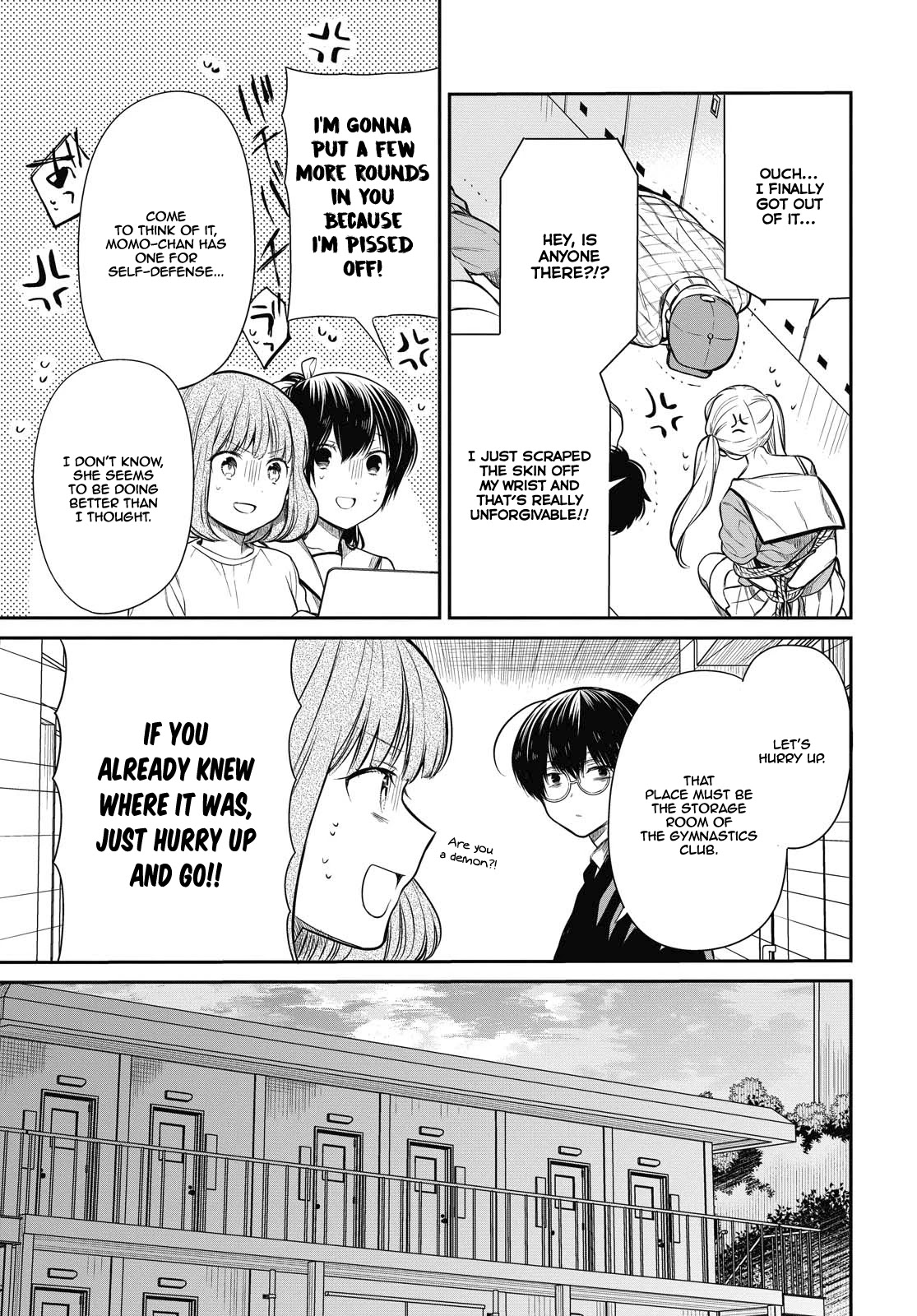 1-nen A-gumi no Monster Chapter 26 page 14 - Chapter 26: Sensei, It's Hard, Isn't it?