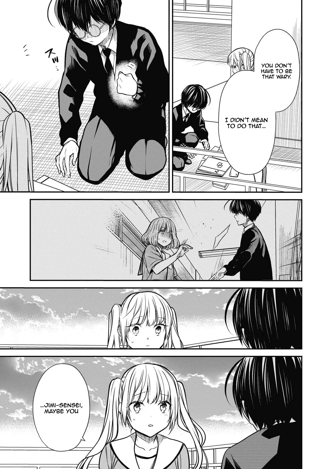 1-nen A-gumi no Monster Chapter 28 page 17 - Chapter 28: Sensei, Are You Hiding Something?