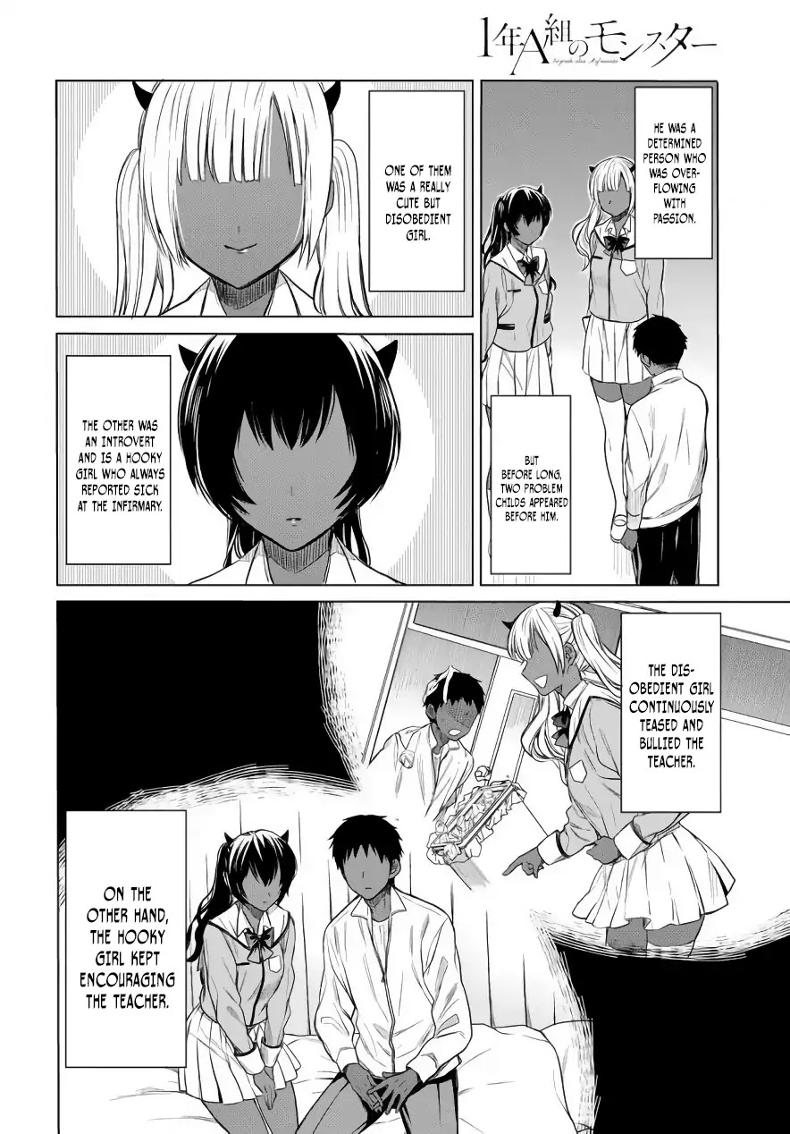 1-nen A-gumi no Monster Chapter 3 page 5 - Chapter 3: Sensei, Please Save Me