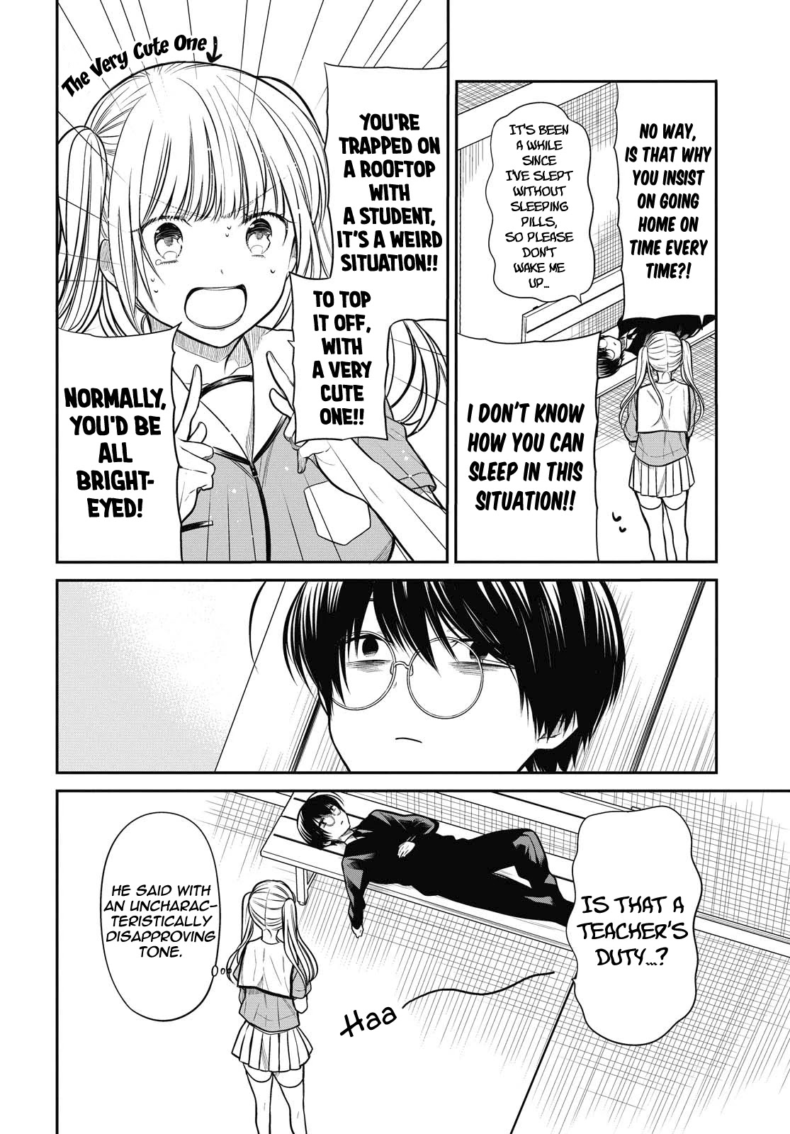 1-nen A-gumi no Monster Chapter 30 page 12 - Chapter 30: Sensei, Who am I?