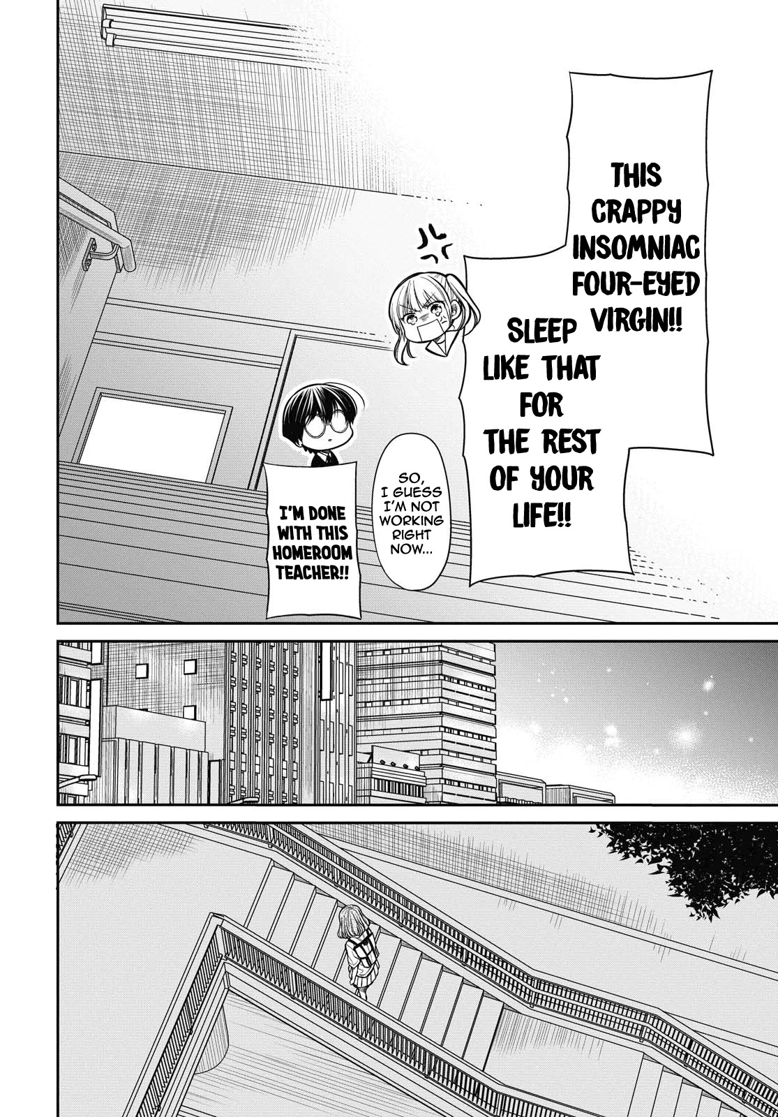 1-nen A-gumi no Monster Chapter 30 page 14 - Chapter 30: Sensei, Who am I?
