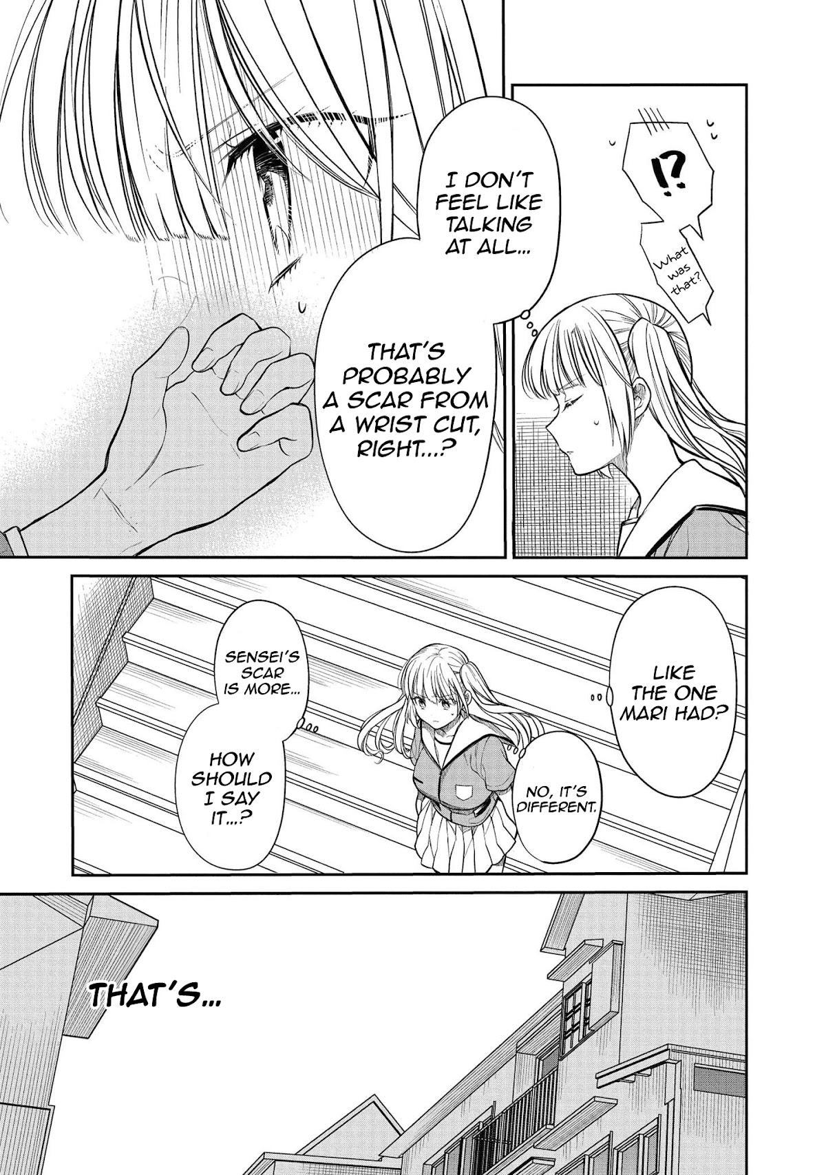 1-nen A-gumi no Monster Chapter 32 page 15 - Chapter 32: Sensei, don't run away please