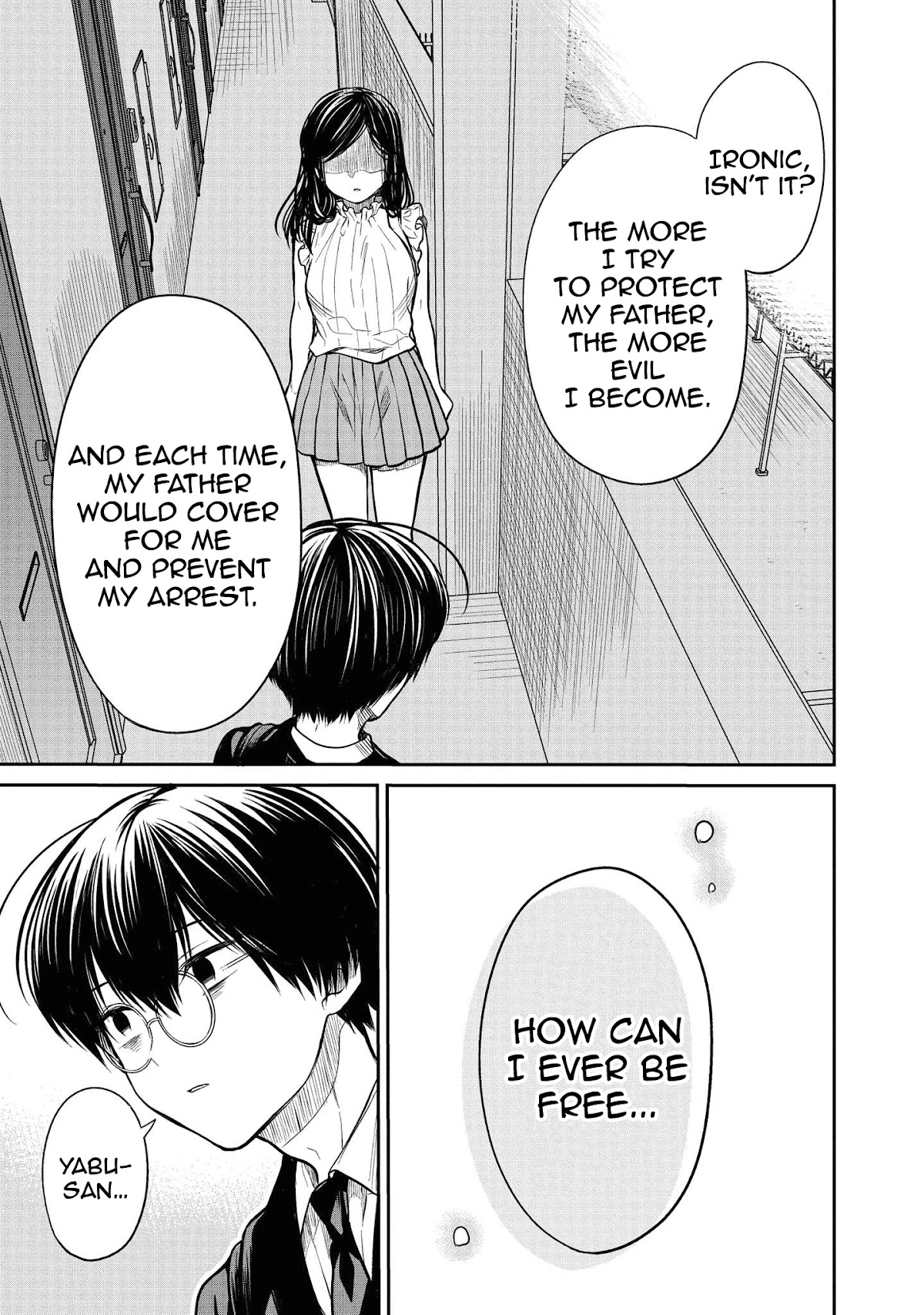 1-nen A-gumi no Monster Chapter 32 page 21 - Chapter 32: Sensei, don't run away please