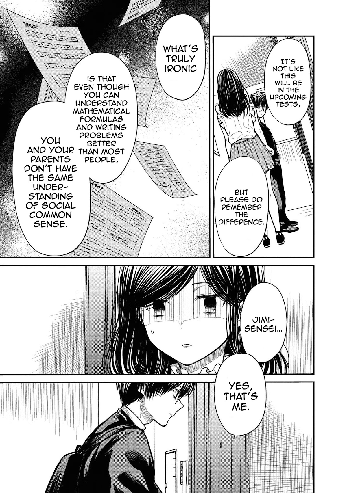 1-nen A-gumi no Monster Chapter 32 page 25 - Chapter 32: Sensei, don't run away please