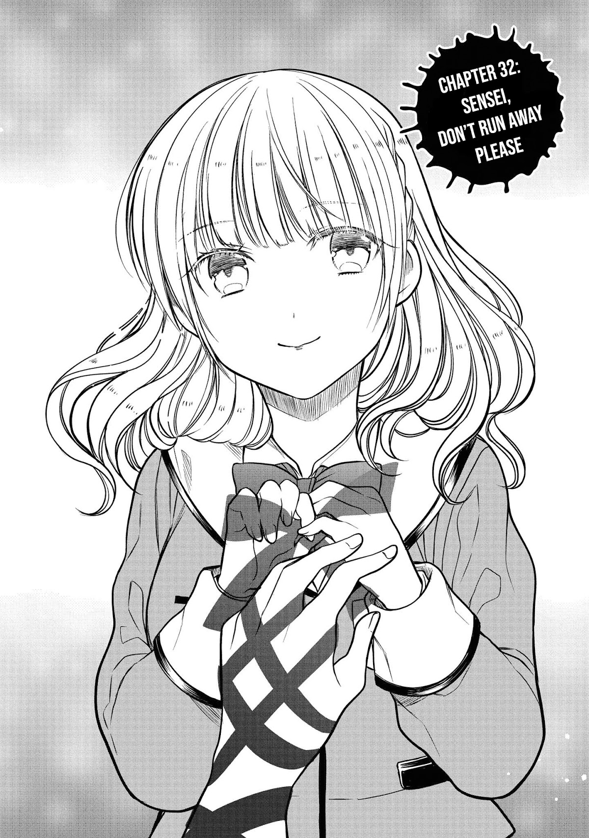 1-nen A-gumi no Monster Chapter 32 page 4 - Chapter 32: Sensei, don't run away please