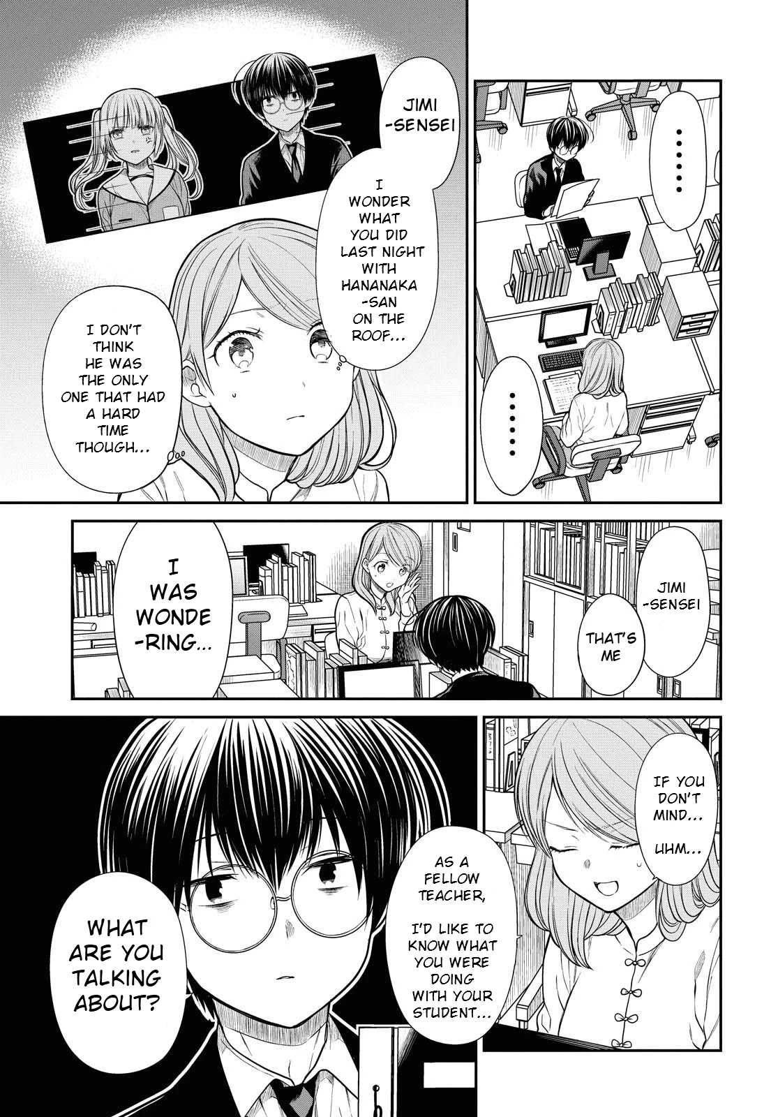 1-nen A-gumi no Monster Chapter 33 page 11 - Chapter 33: I'm just...