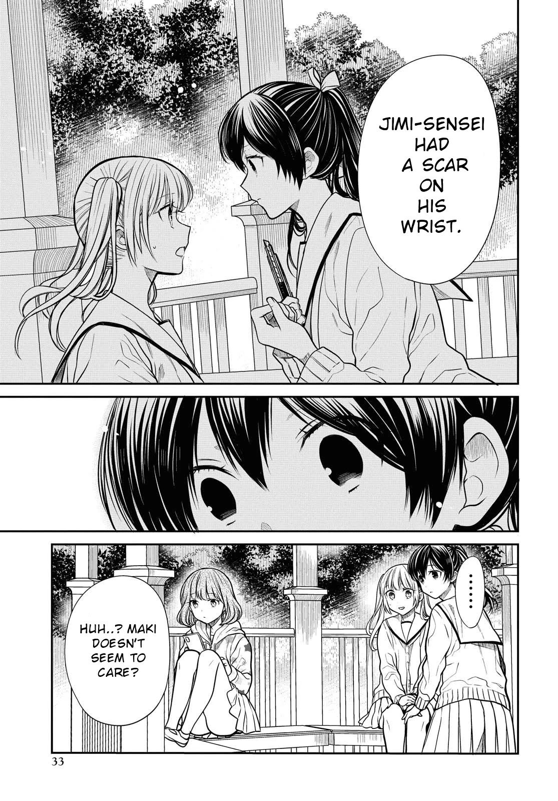 1-nen A-gumi no Monster Chapter 33 page 7 - Chapter 33: I'm just...
