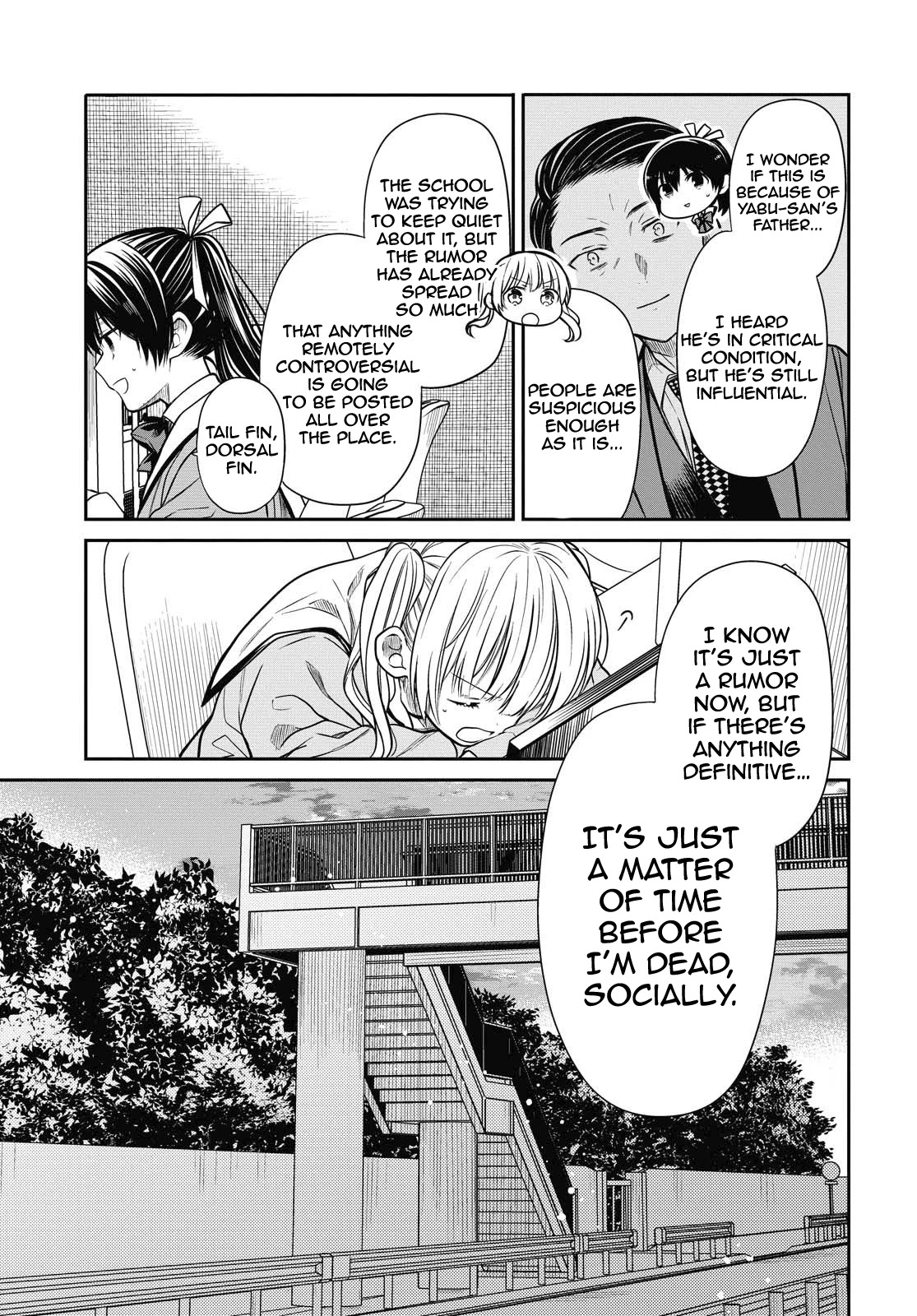1-nen A-gumi no Monster Chapter 34 page 17 - Chapter 34: Sensei, It's a scandal, isn't it?