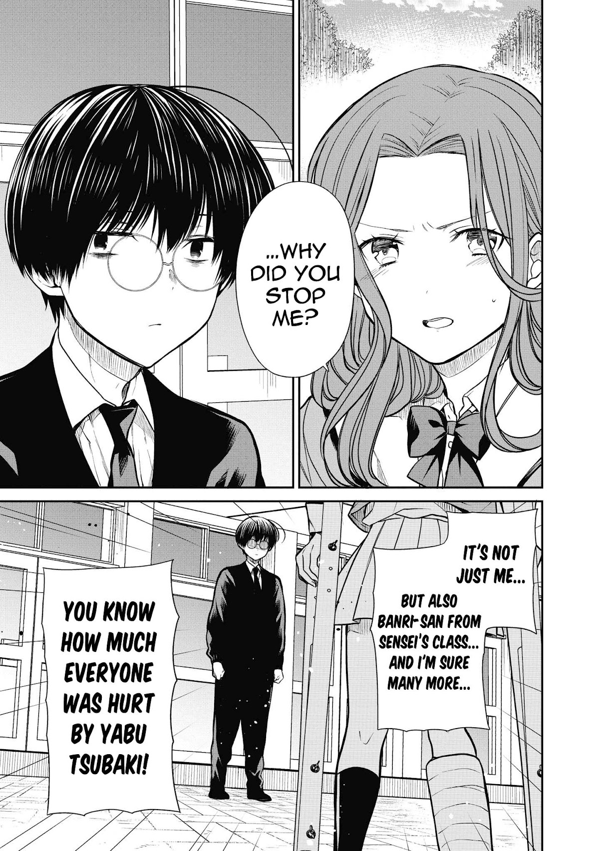1-nen A-gumi no Monster Chapter 36 page 14 - Chapter 36: Sensei, can't I fight?