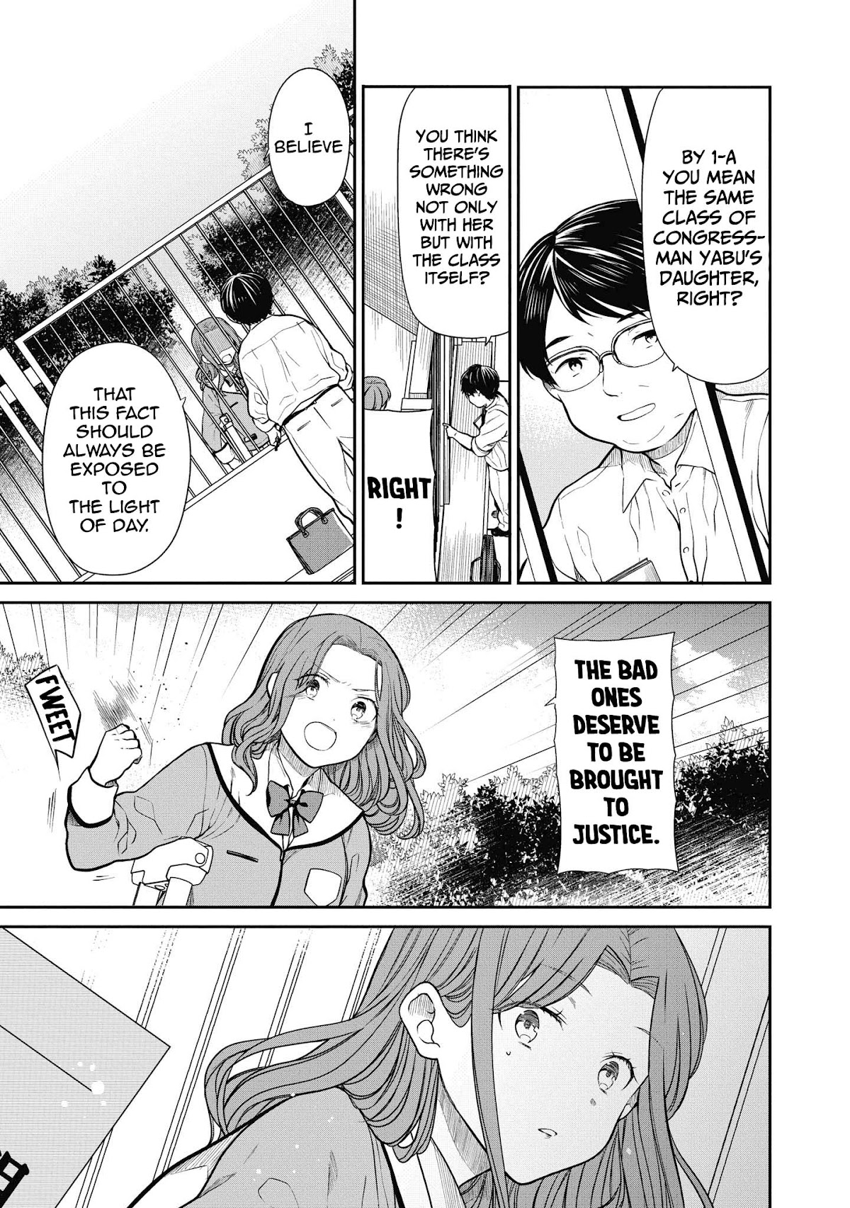 1-nen A-gumi no Monster Chapter 36 page 4 - Chapter 36: Sensei, can't I fight?