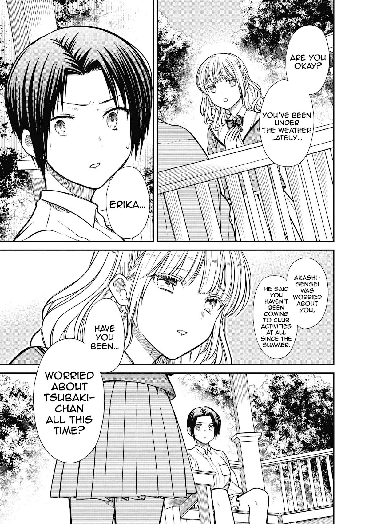 1-nen A-gumi no Monster Chapter 37 page 21 - Chapter 37: Sensei, It's a secret ♥