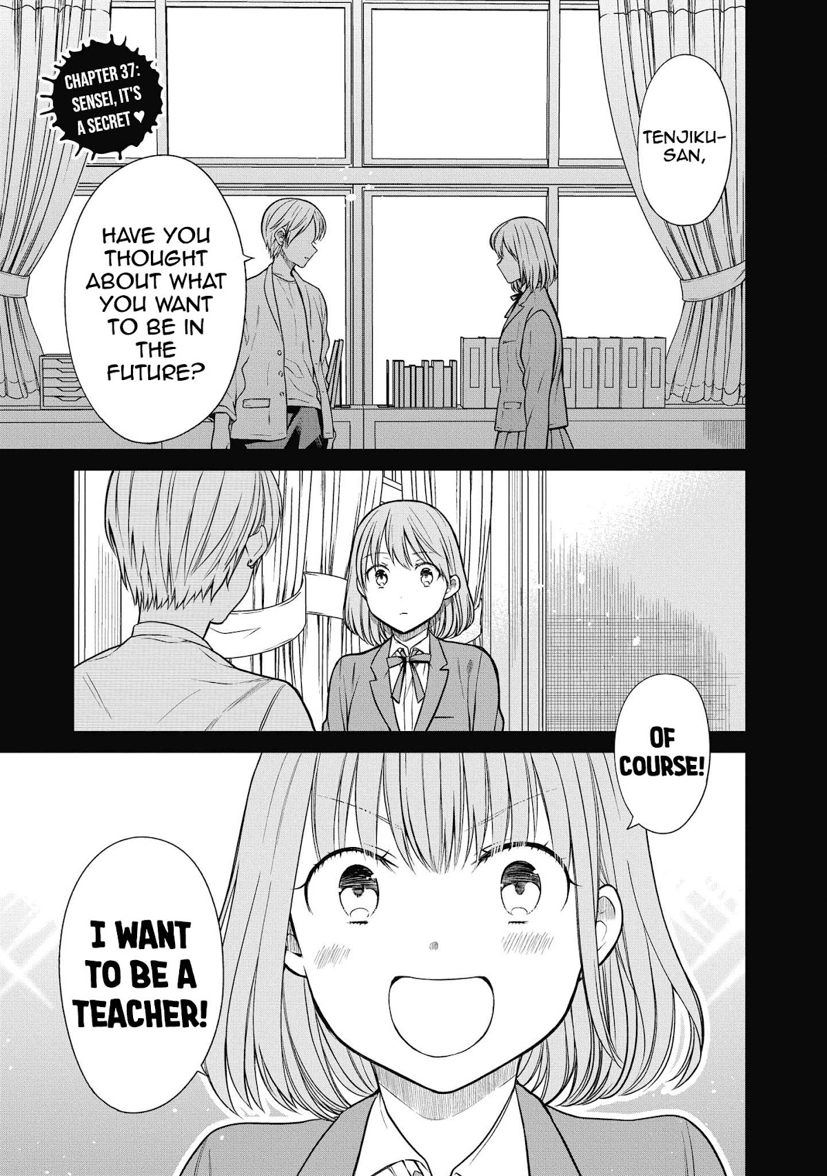 1-nen A-gumi no Monster Chapter 37 page 3 - Chapter 37: Sensei, It's a secret ♥